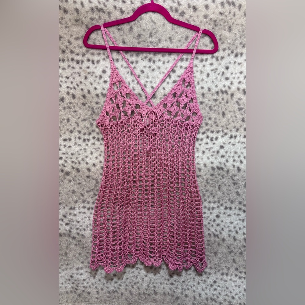 BY DEEP LOS ANGELES CROCHET DRESS